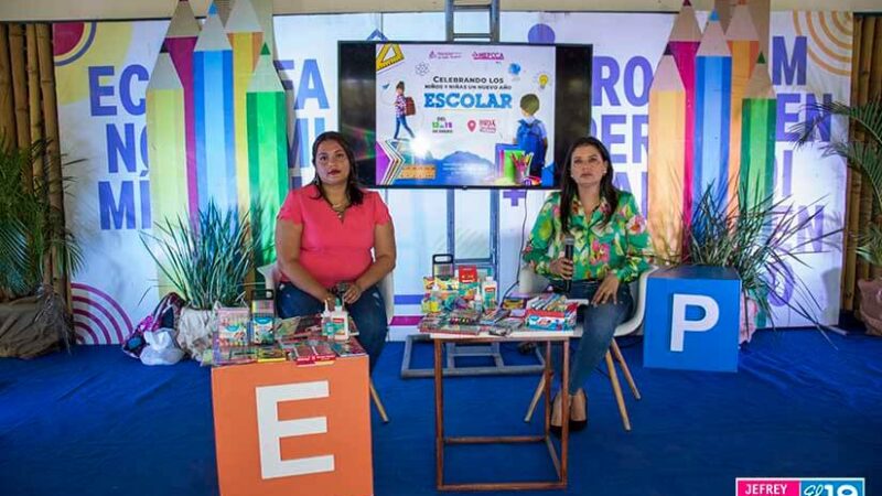 Aproveche las promociones en útiles escolares en el Parque Nacional de Ferias de Managua