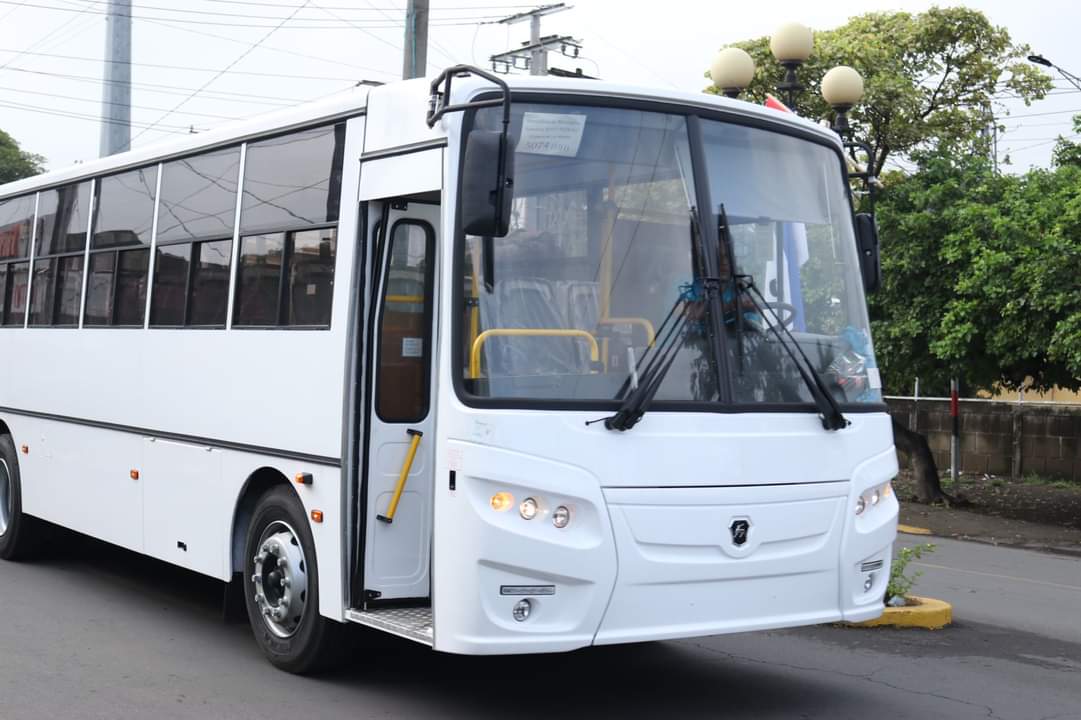 150 unidades de autobuses llegan a Managua desde la Federación de Rusia