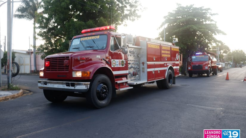 Salen camiones que estarán en la nueva Estación de Bomberos en Nandasmo