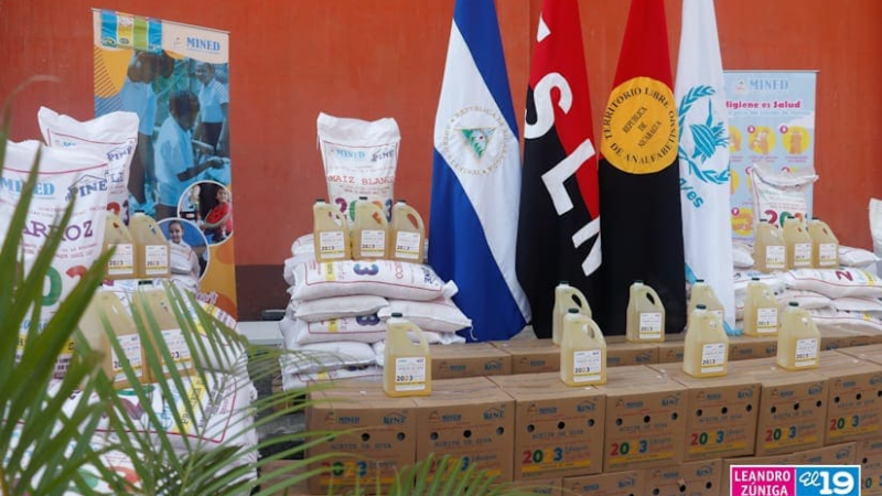 Gobierno de Nicaragua inicia segunda distribución de la Merienda Escolar 2023