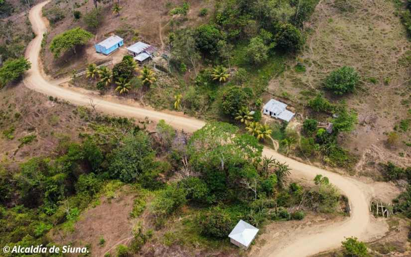 Amplían carretera productiva en la comunidad Rosquilete en Siuna