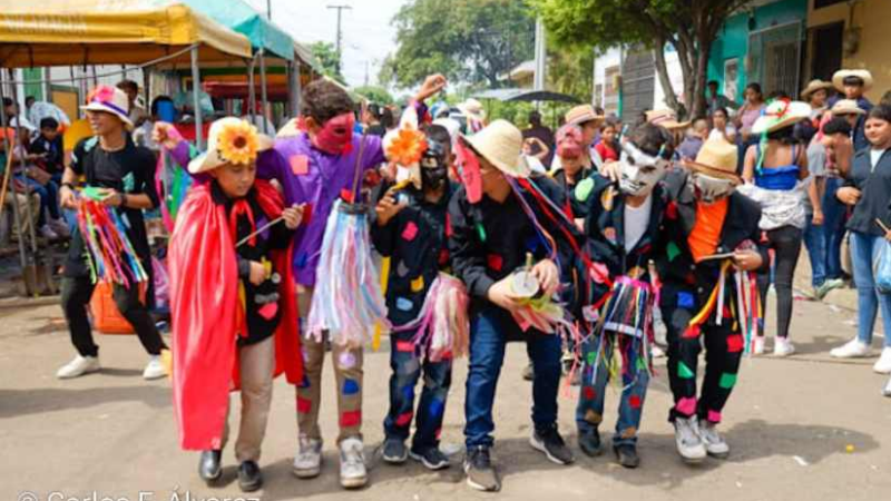 «Los Mantudos» bailan nuevamente en las calles de Chinandega