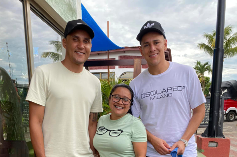 Keylor Navas portero del PSG de vacaciones en Nicaragua