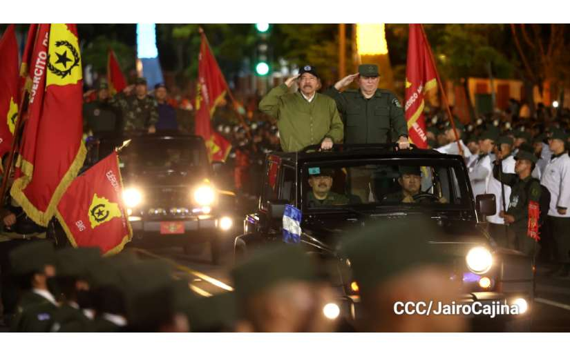 Ejército de Nicaragua celebra el Desfile “Pueblo Ejército” en honor a los 44 años de su fundación