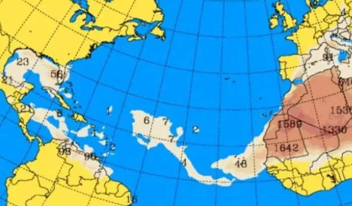 Ingresa a Nicaragua por el Caribe Norte el llamado «polvo del Sahara»