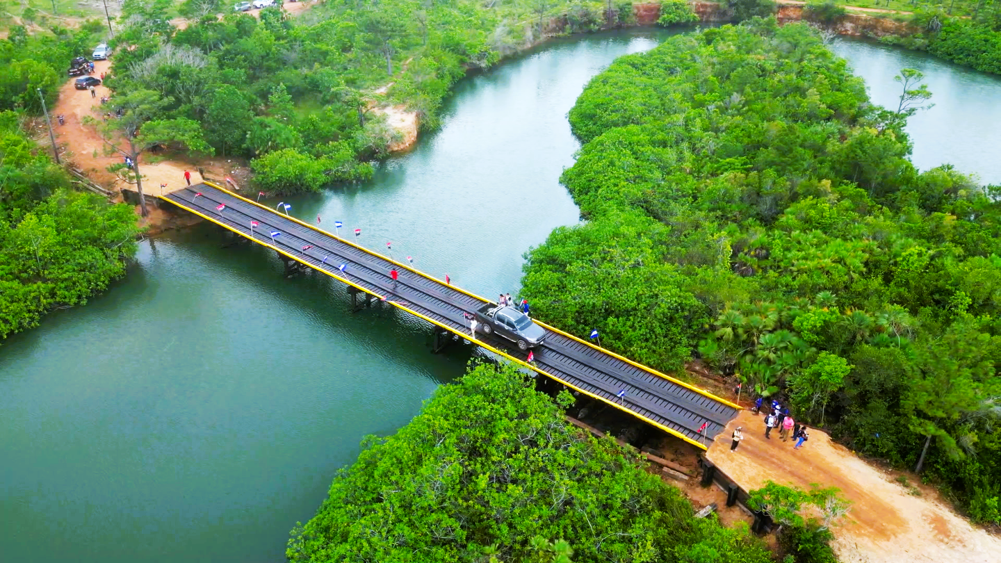 Alcaldía de Puerto Cabezas inaugura puente en Comunidad Tawira