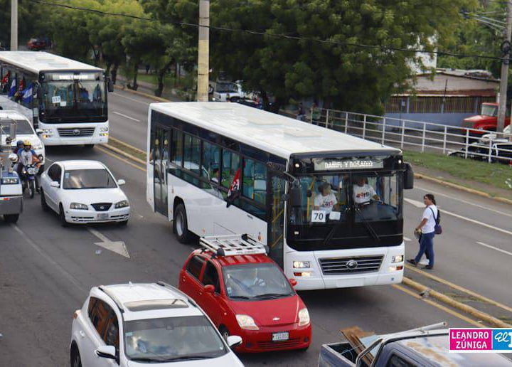 Renuevan totalmente la flota de autobuses urbanos en Managua