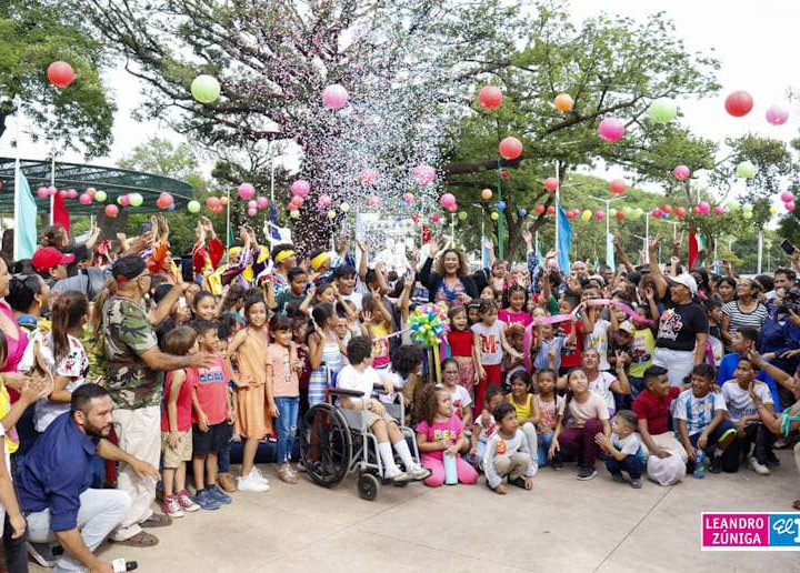 Gobierno de Nicaragua entrega a las familias el renovado e histórico Parque Las Piedrecitas