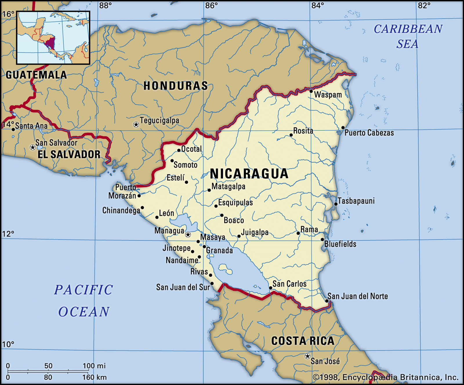 El origen del nombre Nicaragua