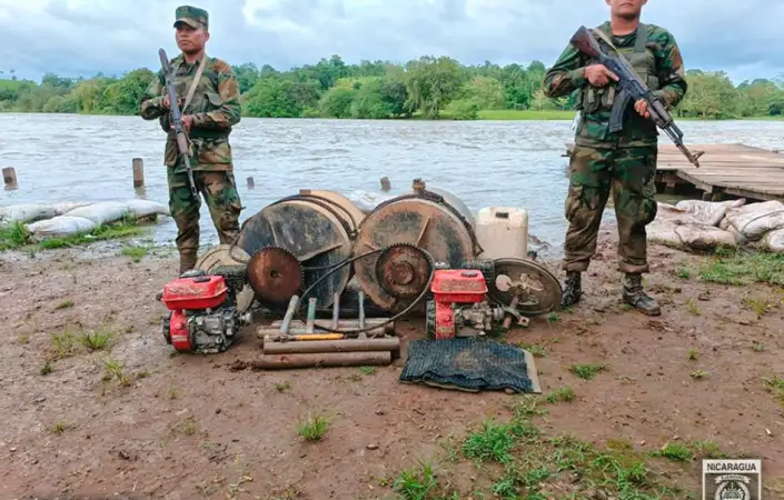 Ejército de Nicaragua retuvo a seis personas que realizaban acciones ilegales en Río San Juan