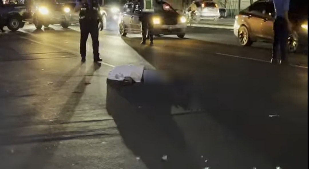 Peatón muere impactado por camioneta en carretera a Masaya