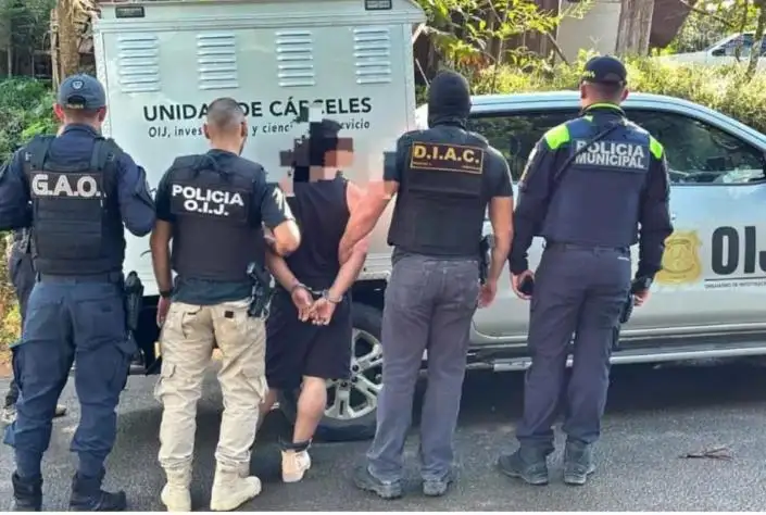 Nica es arrestado por dedicarse a la venta de drogas en Alajuela, Costa Rica