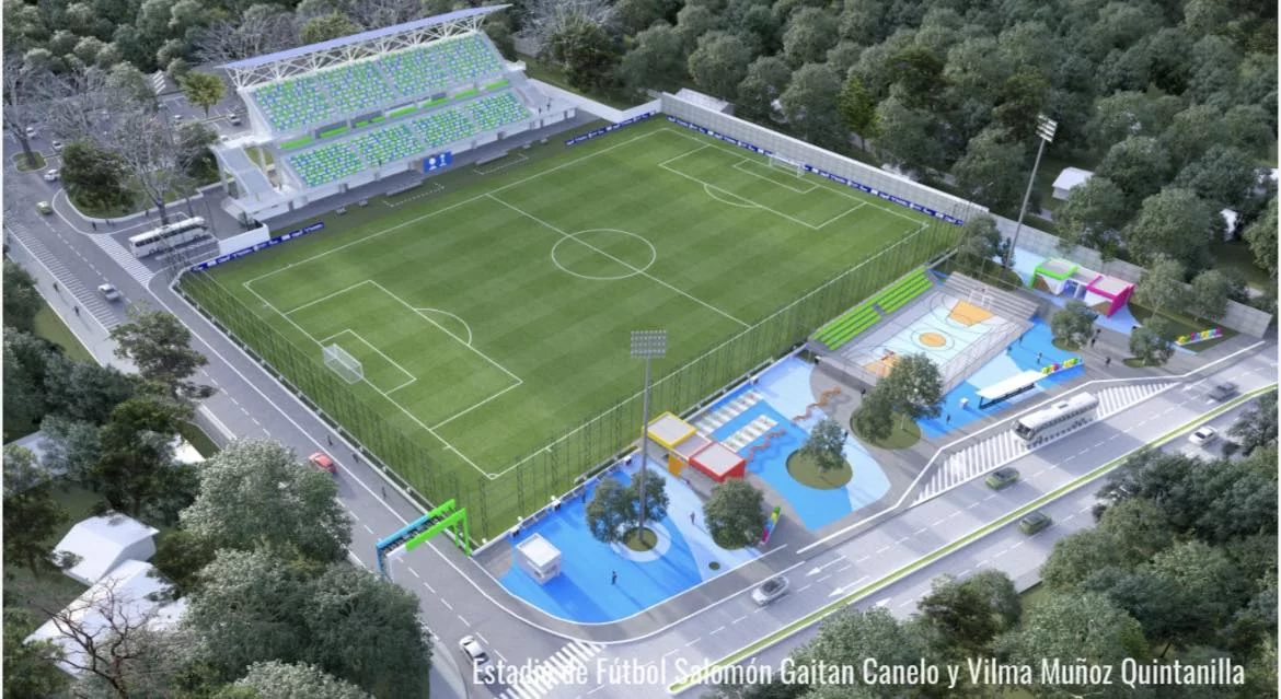 En 2027 se estrenará en Catarina el estadio de fútbol Salomón Gaitán Canelo y Vilma Muñoz Quintanilla