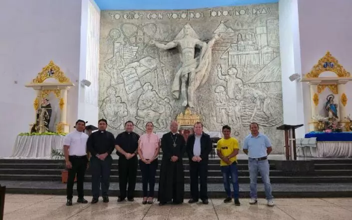 Gobierno de Nicaragua restaura y entrega imagen de Cristo Resucitado en Iglesia Santo Domingo