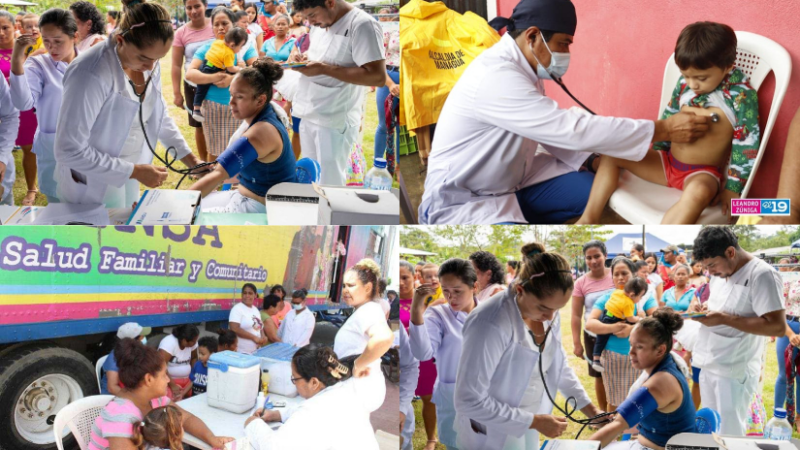 Gobierno del FSLN continúa acercando la salud a través de megaferias en todo el territorio nacional