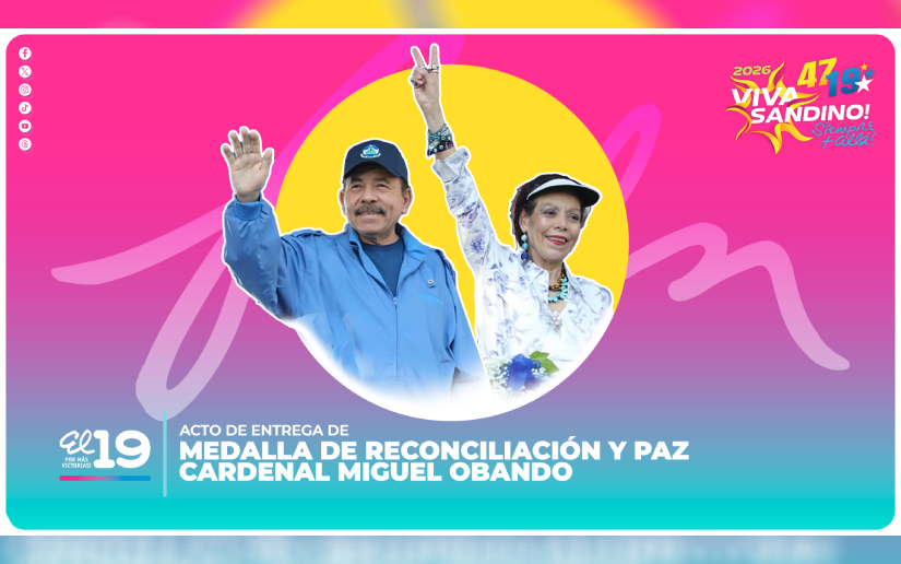 En Vivo: Acto de entrega de Medalla de Reconciliación y Paz Cardenal Miguel Obando