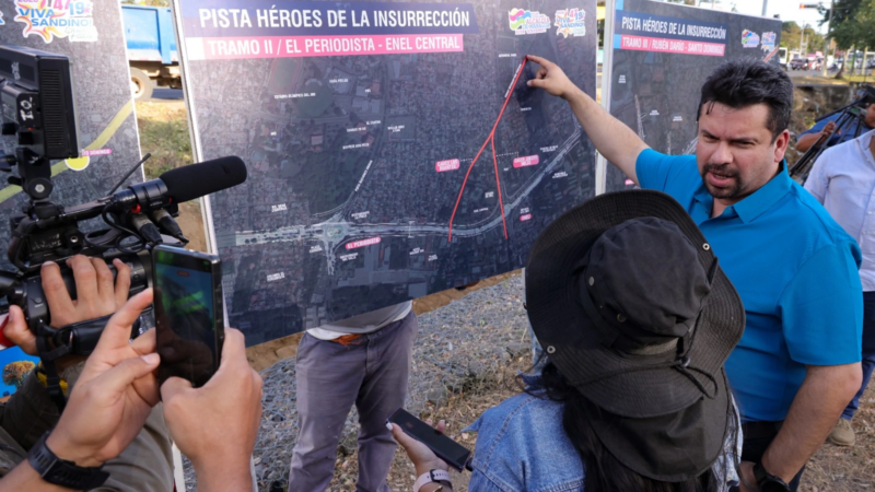 Inicia construcción de tramos 2 y 3 de la Pista Héroes de la Insurrección