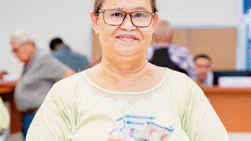 Pago de pensiones en Centros de Pago y planilla del 20.