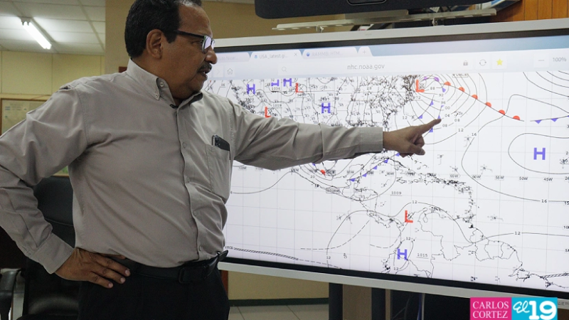 Nuevo frente frío llegará a Nicaragua esta semana