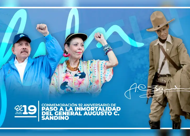 En Vivo: Acto central en conmemoración del 92.º aniversario del tránsito a la inmortalidad del General Sandino