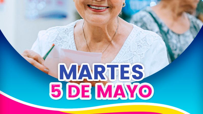 Este martes 5 de mayo inicia el pago de la pensión de vejez reducida proporcional.