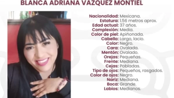 Blanca Vázquez desaparece tras entrar a clínica de estética en México