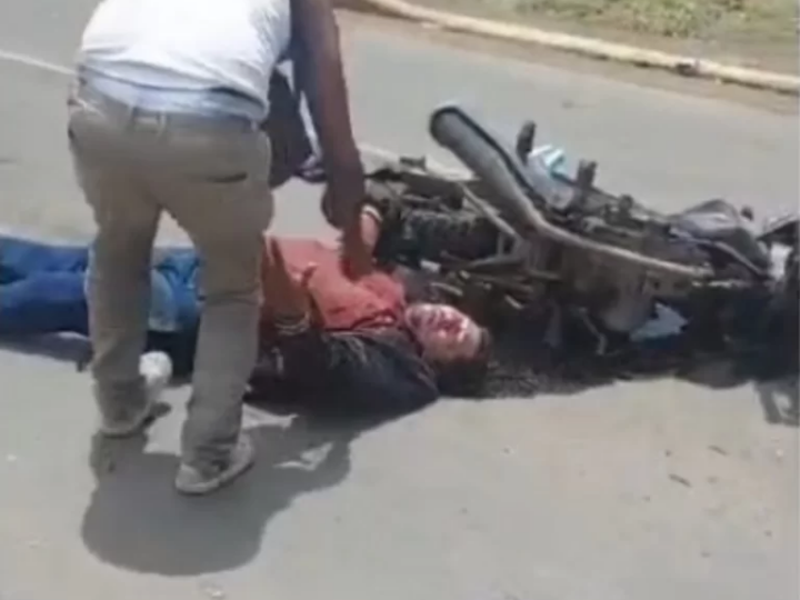 Fallece motociclista tras impactar contra una camioneta en Tipitapa