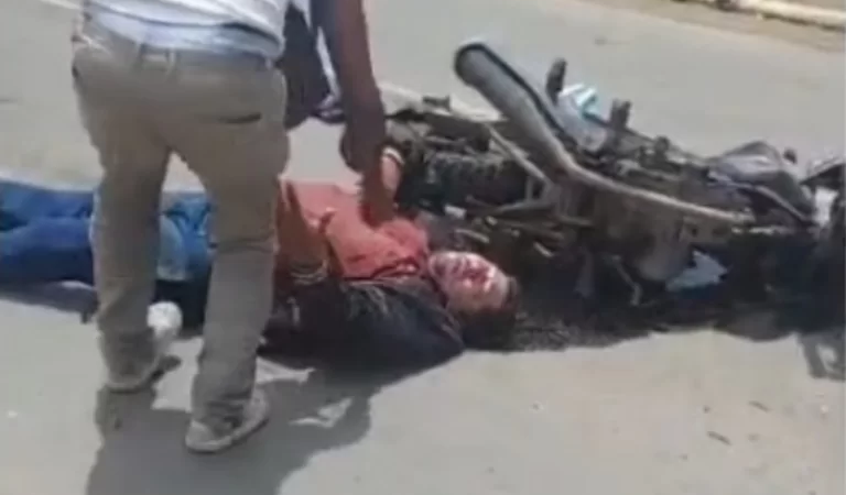 Fallece motociclista tras impactar contra una camioneta en Tipitapa