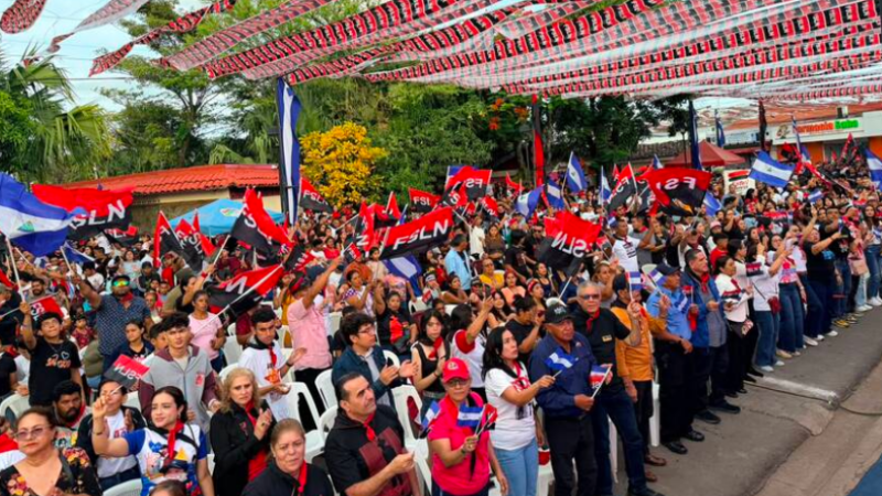 Así se vive la celebración del 47/19 en los departamentos de Nicaragua