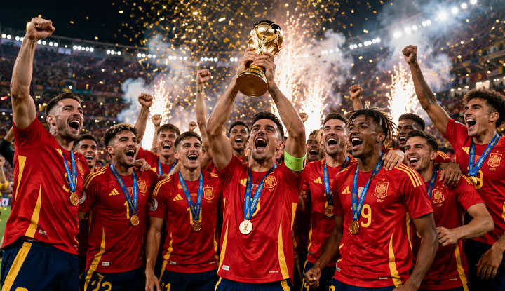 España es la selección campeona del mundo, que menos goles permite en una Copa