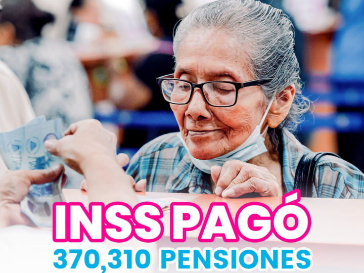 INSS pagó 370,310 pensiones
