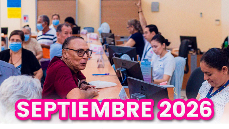 Calendario de Pagos Septiembre-INSS