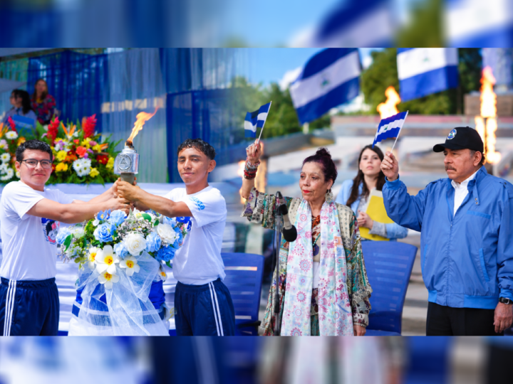 De joven a joven: Nicaragua recibirá la Antorcha de la Independencia