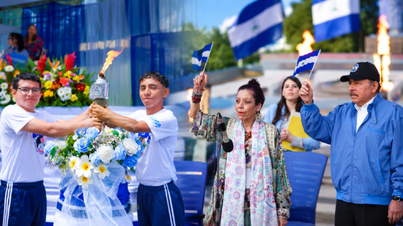 De joven a joven: Nicaragua recibirá la Antorcha de la Independencia