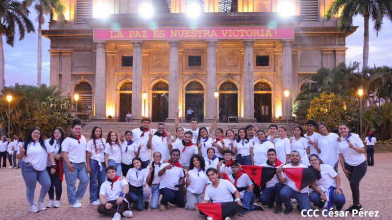 Familias y Juventud Presidente construyen todos juntos una mejor Nicaragua