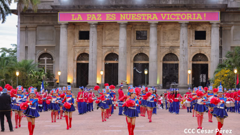 ¡Amor a Nicaragua! Destacan talento de estudiantes en Fiestas Patrias