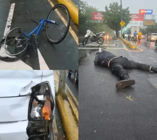 Muere vigilante al ser embestido por camión en el Km 8 de la Carretera Norte