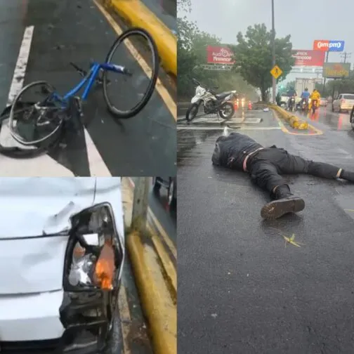 Muere vigilante al ser embestido por camión en el Km 8 de la Carretera Norte