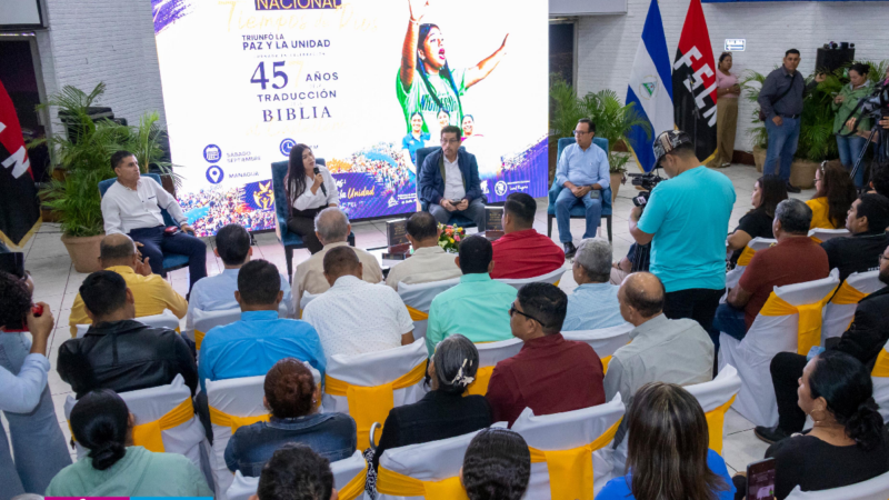 Evangélicos de Nicaragua preparan gran Culto Nacional por el Día de la Biblia