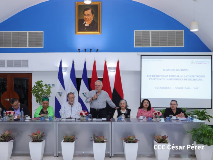 Partidos políticos de Nicaragua respaldan las Reformas Constitucionales