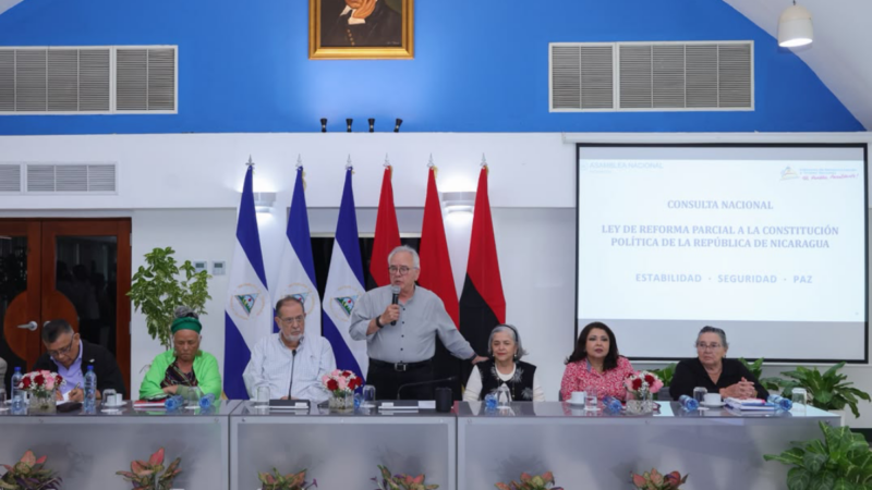 Partidos políticos de Nicaragua respaldan las Reformas Constitucionales