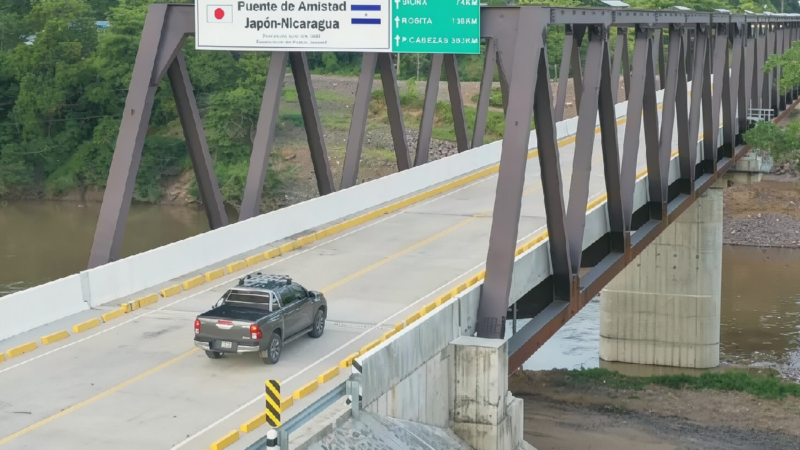 Puente Amistad Japón-Nicaragua será inaugurado el próximo lunes en Mulukukú