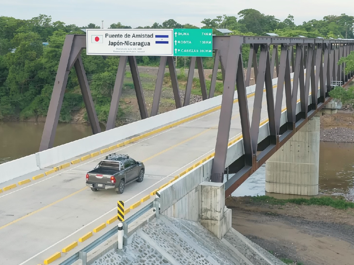 Puente Amistad Japón-Nicaragua será inaugurado el próximo lunes en Mulukukú