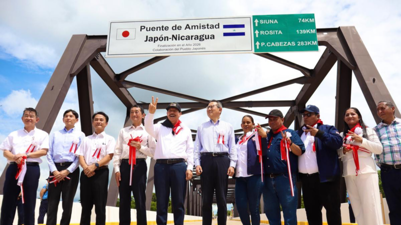 Nicaragua agradece cooperación del pueblo y gobierno de Japón