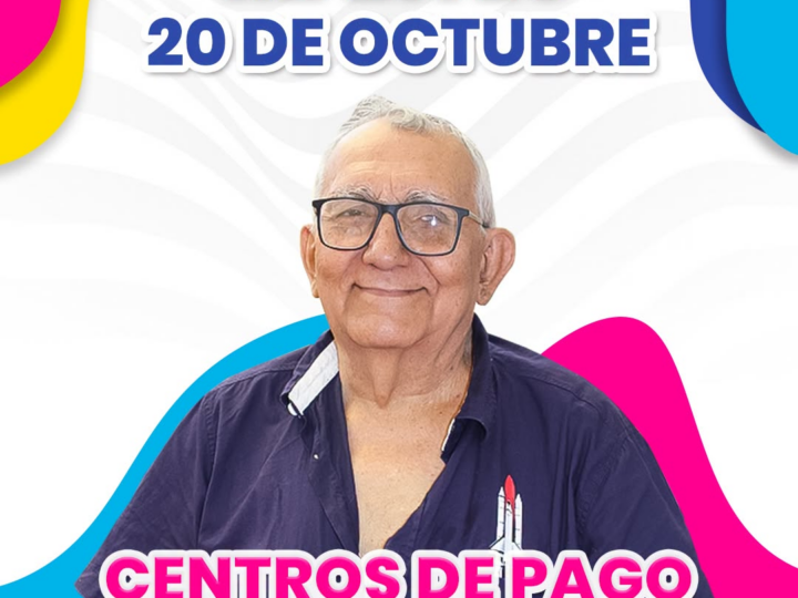 Pago de pensiones correspondiente a la Planilla del 20